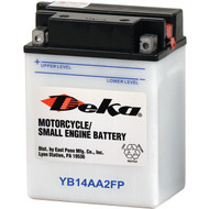 Deka 12-Volt 190 CCA Powersport Battery  Left Front Positive Terminal