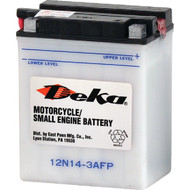 Deka 12-Volt 128 CCA Powersport Battery  Right Front Positive Terminal