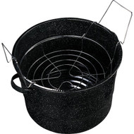GraniteWare 21 Qt. Black Canner With Jar Rack