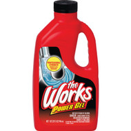The Works Power Gel 32 Oz. Professional Strength Liquid Drain Cleaner
