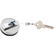 Custom Accessories Belt Clip 2 Ft. Chrome Retractable Key Chain
