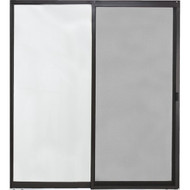 Croft Aluminum 71-1/2 In. W. x 81-1/2 In. H. Bronze Reversible Glass Sliding Patio Door Kit