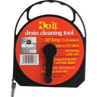 Do it 1/4 In. x 20 Ft. Poly Case Wire Cleanout Drain Auger