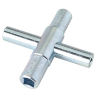 Brasscraft 4-Way Faucet Key for 1/4  9/32  5/16  11/32 In. Stems