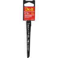 Do it Best Carbon Steel 6 In. 6 TPI Wood/Plastic Reciprocating Saw Blade (2-Pack)