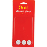 Bell 1/2 In. White Closure Plug (3-Pack)