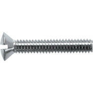 Danco 1/4 In.-20 x 1-1/2 In. Chrome-Plated Overflow Bath Plate Screw