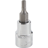 Channellock 3/8 In. Drive 4 mm 6-Point Metric Hex Bit Socket