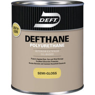 Deft Defthane Semi-Gloss Clear Interior/Exterior Polyurethane  1 Qt.