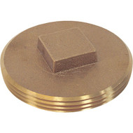 Jones Stephens 1-1/2 In. Brass Cleanout Drain Plug