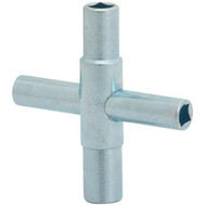 Jones Stephens 4-Way Lawn Faucet Key for 1/4  9/32  5/16  11/32 In. Stems
