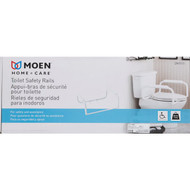Moen Home Care 8 In. Toilet Safety Bar  Glacier