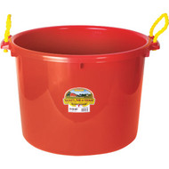 Little Giant Duraflex 70 Qt. Red Plastic Utility Tub