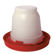 Little Giant 1-Gal. Nesting Red Poultry Waterer Base