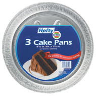 EZ Foil 8-1/2 In. Round Cake Pan (3-Pack)