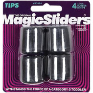 Magic Sliders 1 In. Hi-Tip Rubber Furniture Leg Tip (4-Pack)