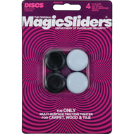 Magic Sliders 2 In. x 2-1/2 In. Triangle Self Adhesive Furniture Glide (4-Pack)