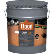 Flood CWF Penetrating Alkyd/Oil Natural Wood Finish  Natural  5 Gal.