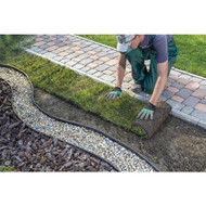 Master Mark Lifetime Professional 5 In. H. x 40 Ft. L. Black Recycled Plastic Lawn Edging