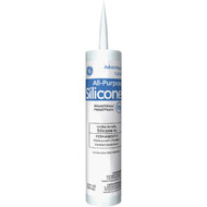 GE Advantage All Purpose Silicone Sealant  Clear  10.1oz