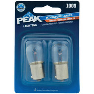 PEAK 1003 12.8V Mini Incandescent Automotive Bulb (2-Pack)