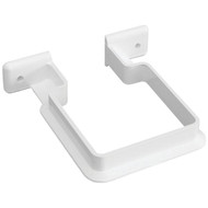 Raingo White Vinyl Downspout Bracket