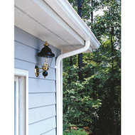 Repla K 5 In. x 10 Ft. White Vinyl Gutter