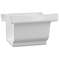 Repla K 5 In. Vinyl White Gutter Connector