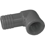 Boshart 1 In. x 3/4 In. FIP 90 Deg. Reducing Polypropylene Insert Elbow (1/4 Bend)