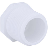 Charlotte Pipe Threaded Schedule 40 DWV 1 in. MIP PVC Plug