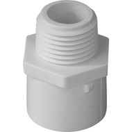 Charlotte Pipe 1-1/2 In. x 2 In. Schedule 40 Male PVC Adapter