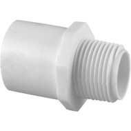 Charlotte Pipe Schedule 40 1/2 in. MPT x 1/2 in. FTP PVC Riser Extension