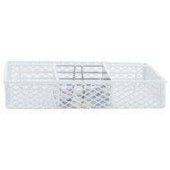Grayline 10.25 In. x 14.5 In. x 2 In. White Handy Drawer Organizer Tray