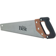 Do it Best 15 In. L. Blade 9 PPI Wood  Rubberized Grip Handle Hand Saw