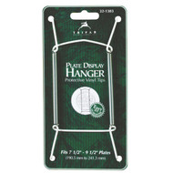 Tripar 7 In. to 9 In. White Vinyl Plate Hanger