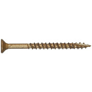 Hillman Power Pro #9 x 3 In. Bronze Ceramic Flat Head Star Exterior Wood Screw (2000 Ct.  1/4 Keg)