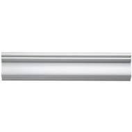 House of Fara 3/4 In. W. x 2-3/4 In. H. x 8 Ft. L. White MDF Wainscot Chair Rail Molding