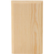 House of Fara 7/8 In. W. x 3-1/2 In. H. x 6 In. L. Pine Plinth Block