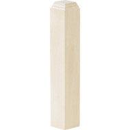 House of Fara 1 In. x 1 In. x 6 In. Pine Inside Corner Block