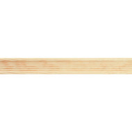 House of Fara 7/16 In. W. x 2-1/4 In. H. x 7 Ft. L. Natural Pine Fluted Wood Casing