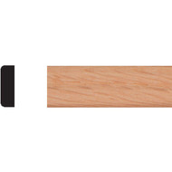 House of Fara 1/4 In. x 3/4 In. x 8 Ft. Unfinished Red Oak Screen Bead Molding