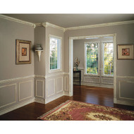 House of Fara 7/16 In. W. x 3 In. H. x 7 Ft. L. Natural Pine Fluted Wood Casing