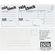 Do it Best Rain Check Form (25-Count)