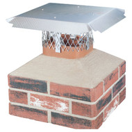 HY-C DuroShield Multi-Fit Aluminum Chimney Cap for Large Flue