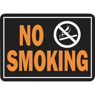 Hy-Ko 10x14 Day-Glo Aluminum Sign  No Smoking