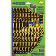 Hy-Ko 1 In. Numbers  Letters & Symbols (107 Count)