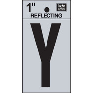 Hy-Ko Vinyl 1 In. Reflective Adhesive Letter  Y