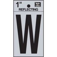 Hy-Ko Vinyl 1 In. Reflective Adhesive Letter  W