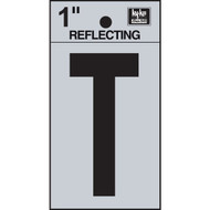 Hy-Ko Vinyl 1 In. Reflective Adhesive Letter  T