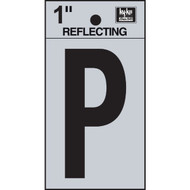 Hy-Ko Vinyl 1 In. Reflective Adhesive Letter  P